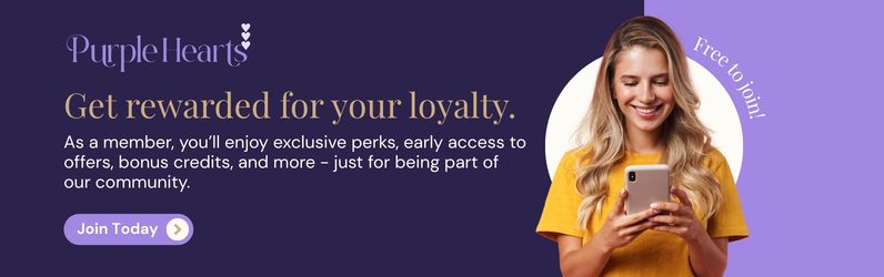 Join our Purple Hearts Club