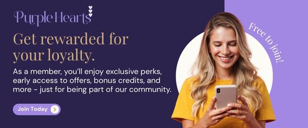 Join our Purple Hearts Club