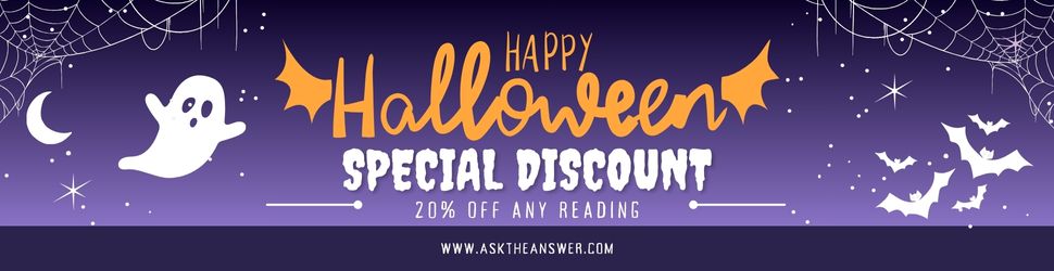 Happy Halloween! 20% discount on any reading with Ask The Answer.